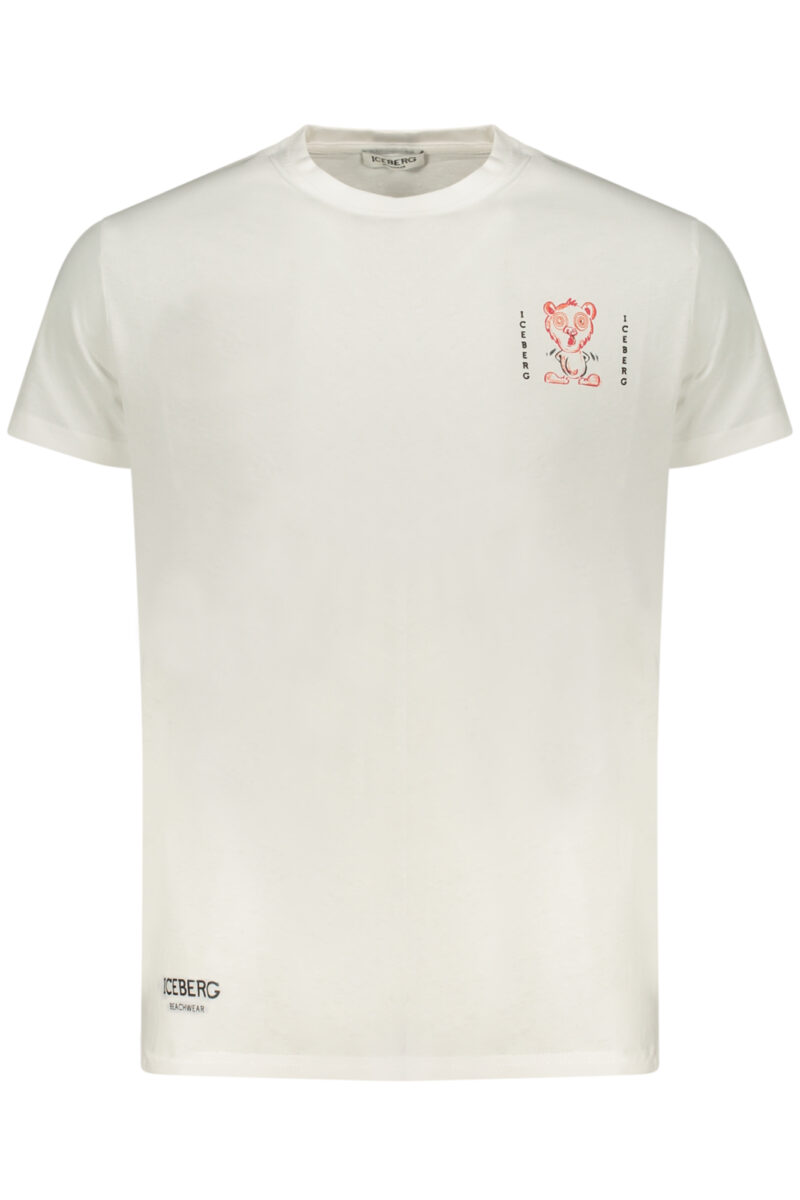 ICEBERG Herren T-Shirt Kurzarm Weiß