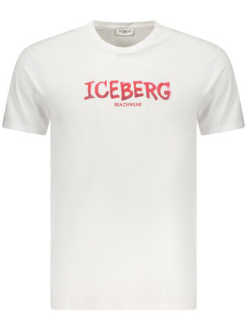 ICEBERG PÁNSKÉ TRIČKO S KRÁTKÝM RUKÁVEM BÍLÉ