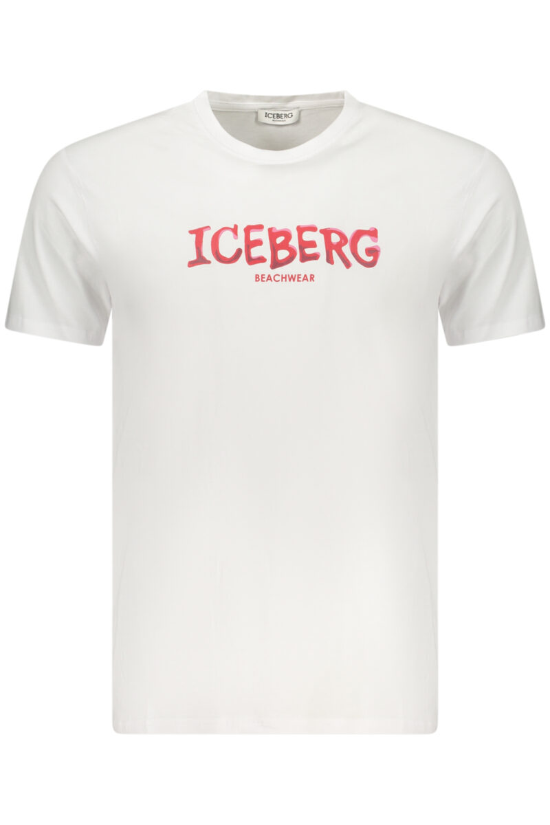 ICEBERG PÁNSKÉ TRIČKO S KRÁTKÝM RUKÁVEM BÍLÉ