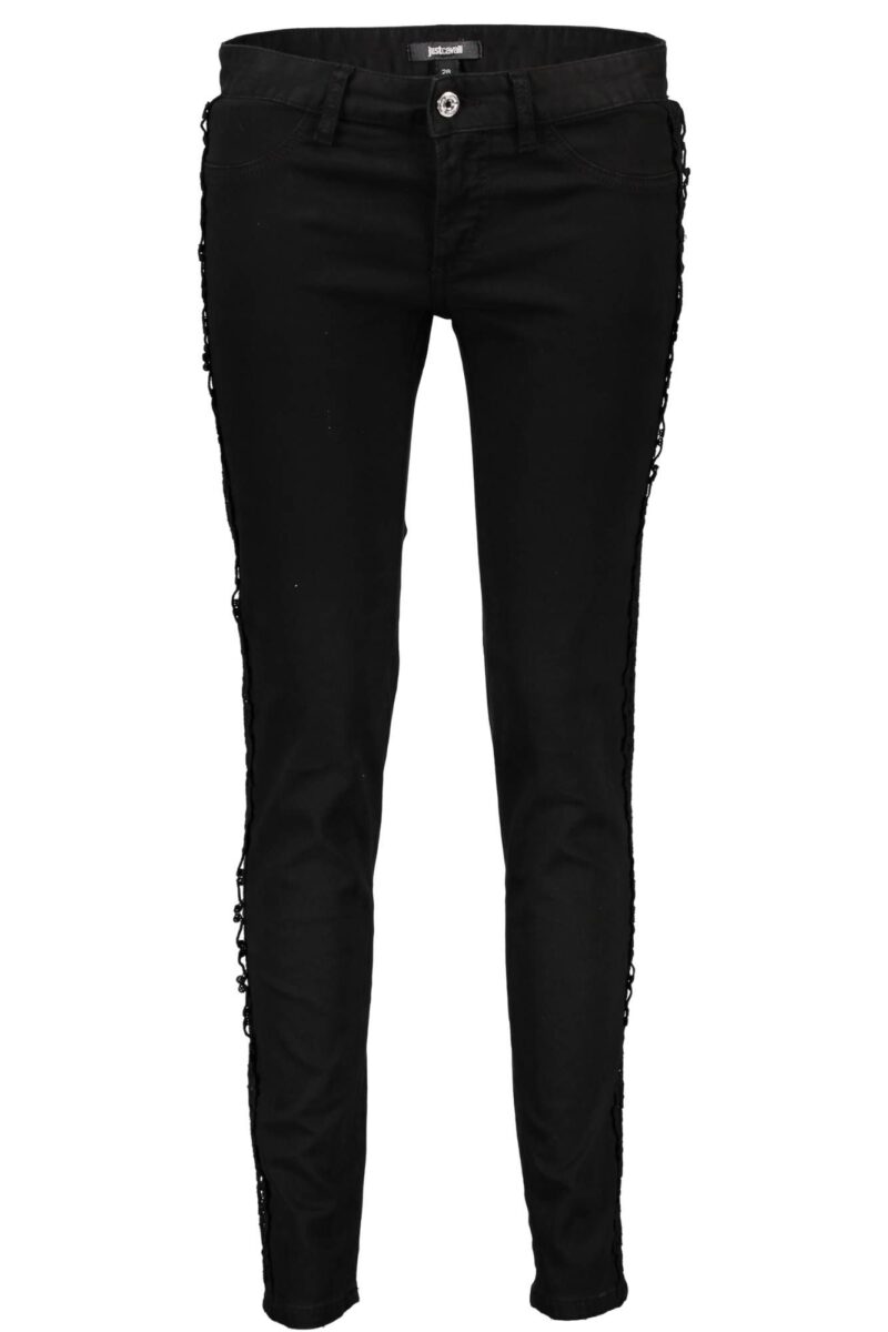 JUST CAVALLI Damen Hose Schwarz