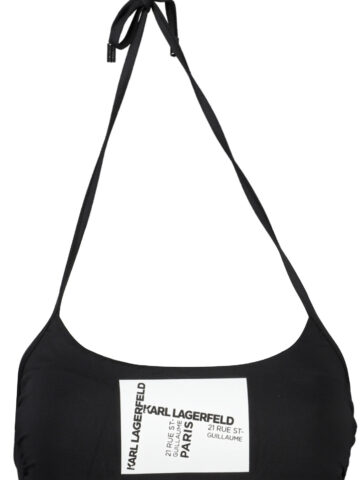 KARL LAGERFELD BEACHWEAR DÁMSKÝ ČERNÝ HORNÍ DÍL PLAVEK