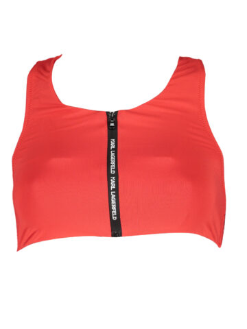 KARL LAGERFELD BEACHWEAR DÁMSKÉ PLÁVKY ČERVENÉ