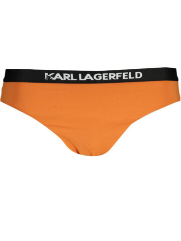 KARL LAGERFELD BEACHWEAR ORANŽOVÉ DÁMSKÉ PLÁVKY