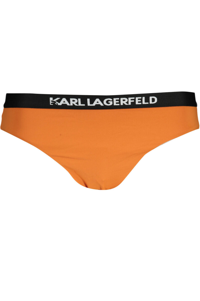 KARL LAGERFELD BEACHWEAR ORANŽOVÉ DÁMSKÉ PLÁVKY