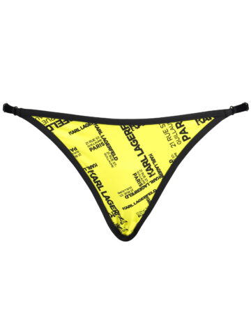 KARL LAGERFELD BEACHWEAR DÁMSKÉ ŽLUTÉ PLAVEČKY