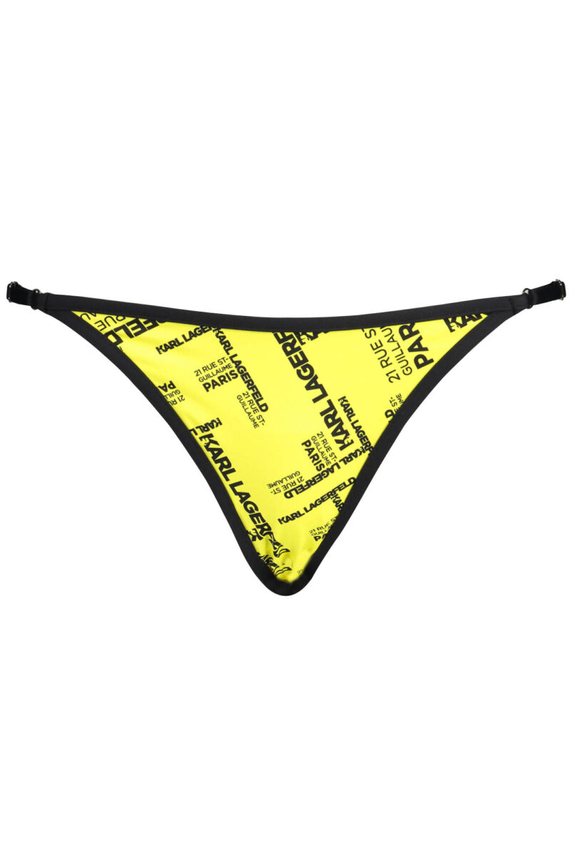 KARL LAGERFELD BEACHWEAR DÁMSKÉ ŽLUTÉ PLAVEČKY