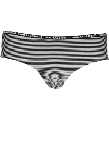 KARL LAGERFELD BEACHWEAR PLAVKOVÉ SLIPY DÁMSKÉ ČERNÉ