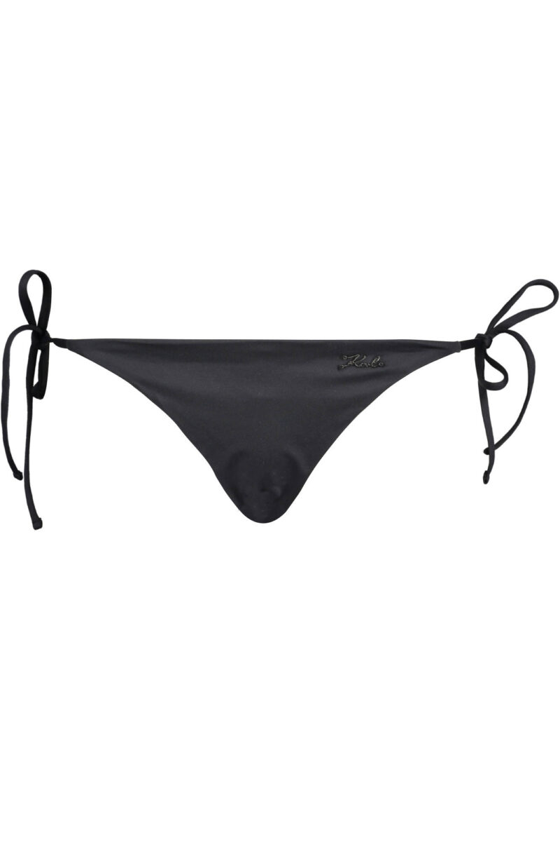 KARL LAGERFELD BEACHWEAR DÁMSKÝ SPODNÍ DÍL PLAVKŮ ČERNÝ