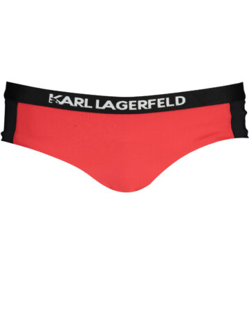 KARL LAGERFELD BEACHWEAR PLAVKOVÉ SLIPY DÁMSKÉ ČERVENÉ