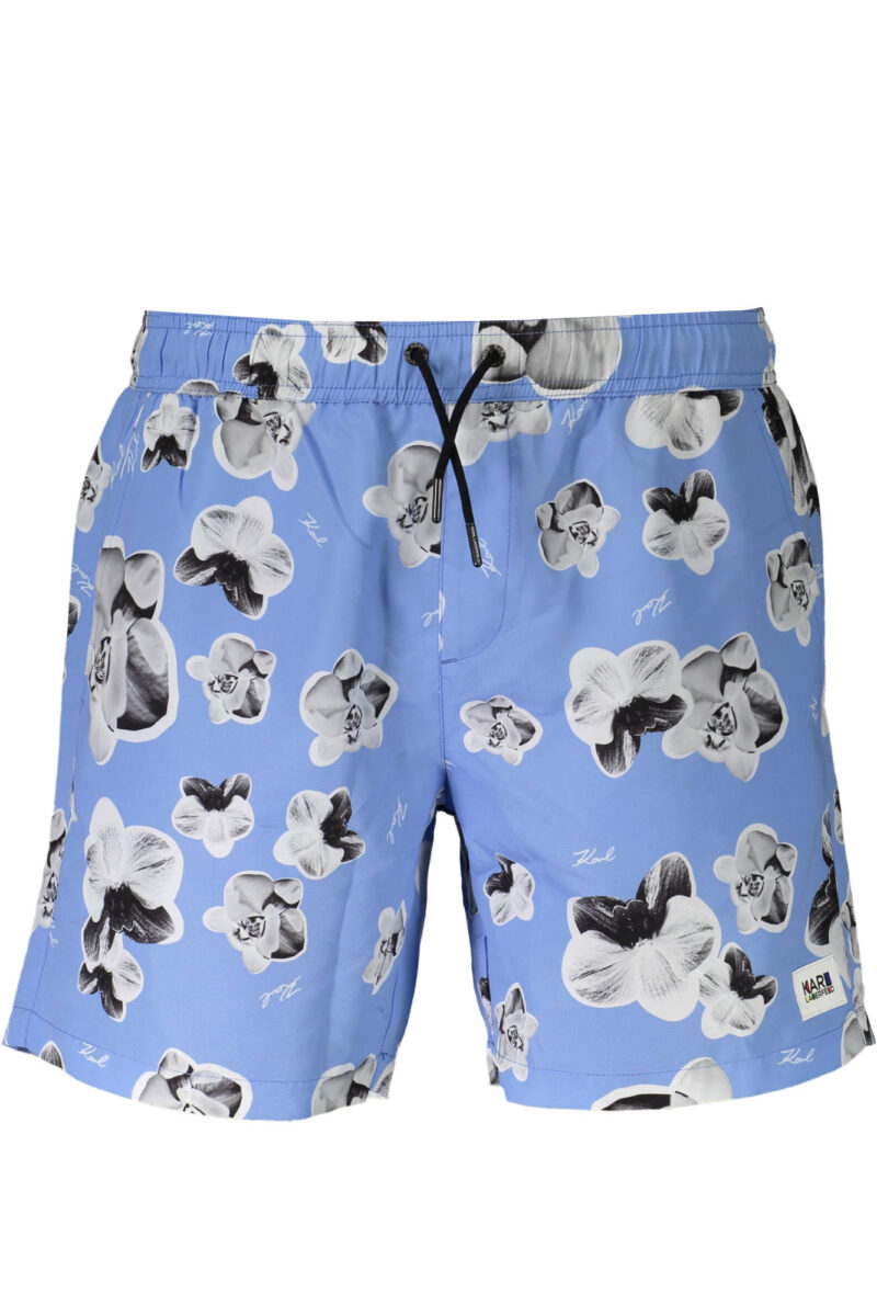 KARL LAGERFELD BEACHWEAR PÁNSKÉ MODRÉ PLAVKY