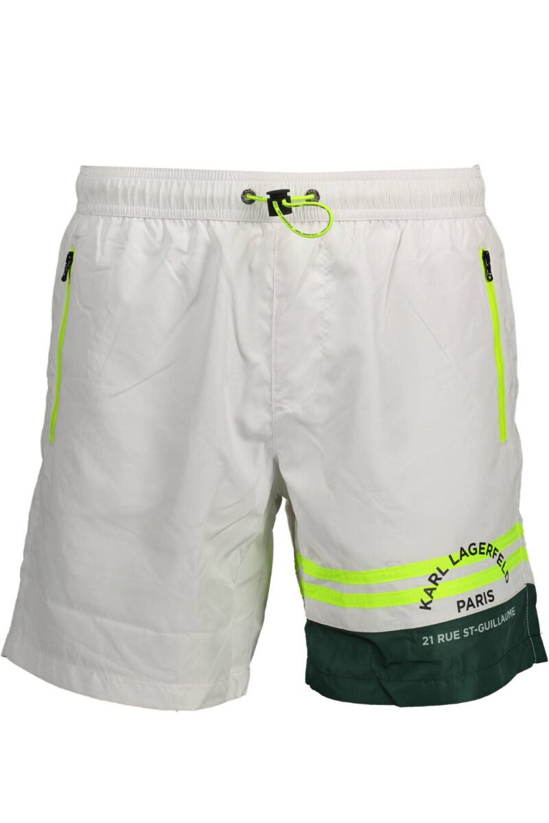 KARL LAGERFELD BEACHWEAR PÁNSKÉ PLÁVKY BÍLÉ