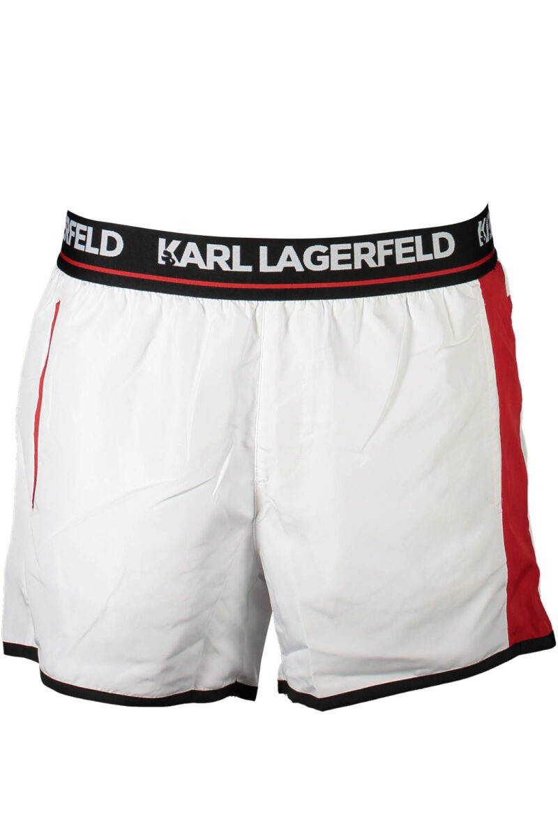 KARL LAGERFELD BEACHWEAR PÁNSKÉ PLÁVKY BÍLÉ