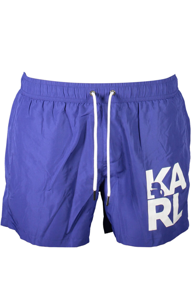 KARL LAGERFELD BEACHWEAR PÁNSKÉ MODRÉ PLAVKOVÉ BOXERKY