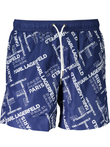 KARL LAGERFELD BEACHWEAR PÁNSKÉ MODRÉ PLAVKY