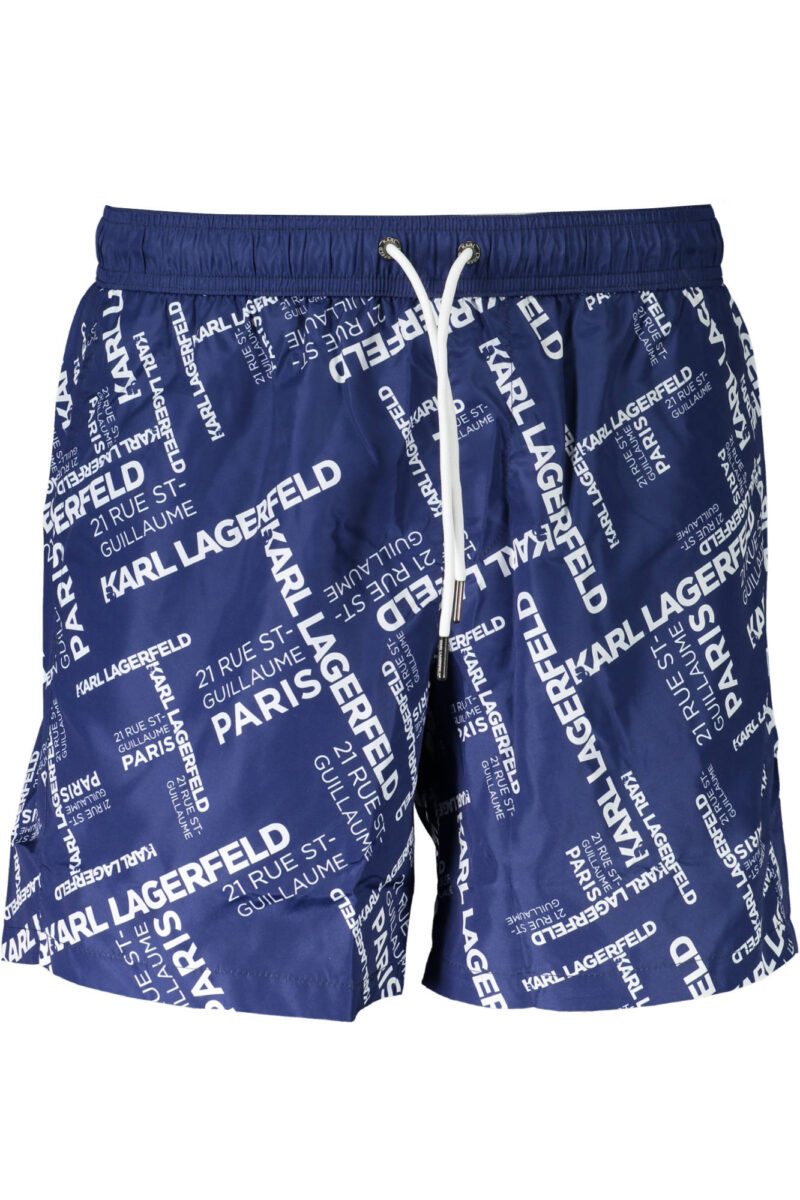 KARL LAGERFELD BEACHWEAR PÁNSKÉ MODRÉ PLAVKY