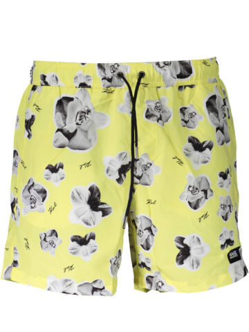 KARL LAGERFELD BEACHWEAR PÁNSKÉ ŽLUTÉ PLAVKY