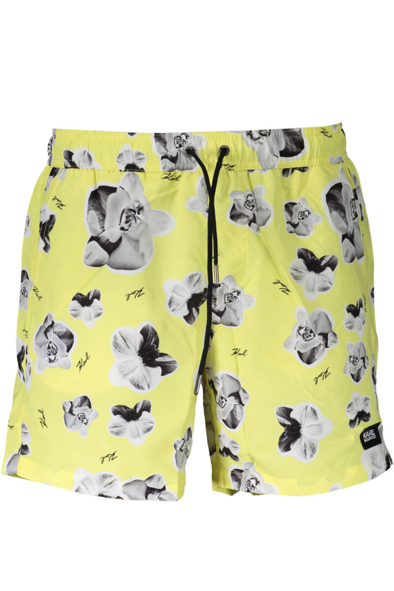 KARL LAGERFELD BEACHWEAR PÁNSKÉ ŽLUTÉ PLAVKY