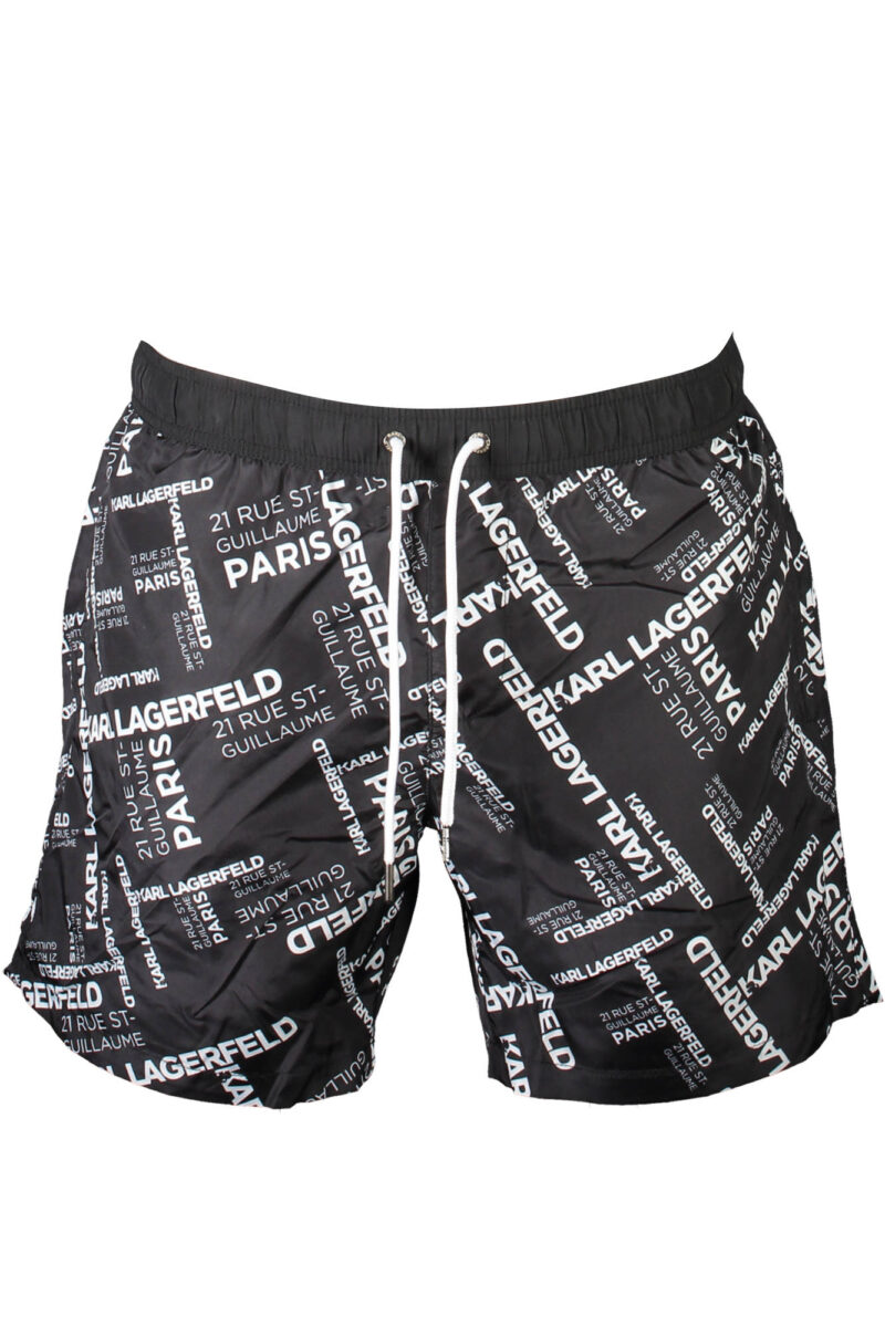 KARL LAGERFELD BEACHWEAR ČERNÉ PÁNSKÉ PLÁVKY