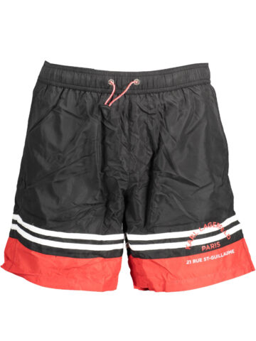 KARL LAGERFELD BEACHWEAR PÁNSKÉ ČERNÉ PLAVKY