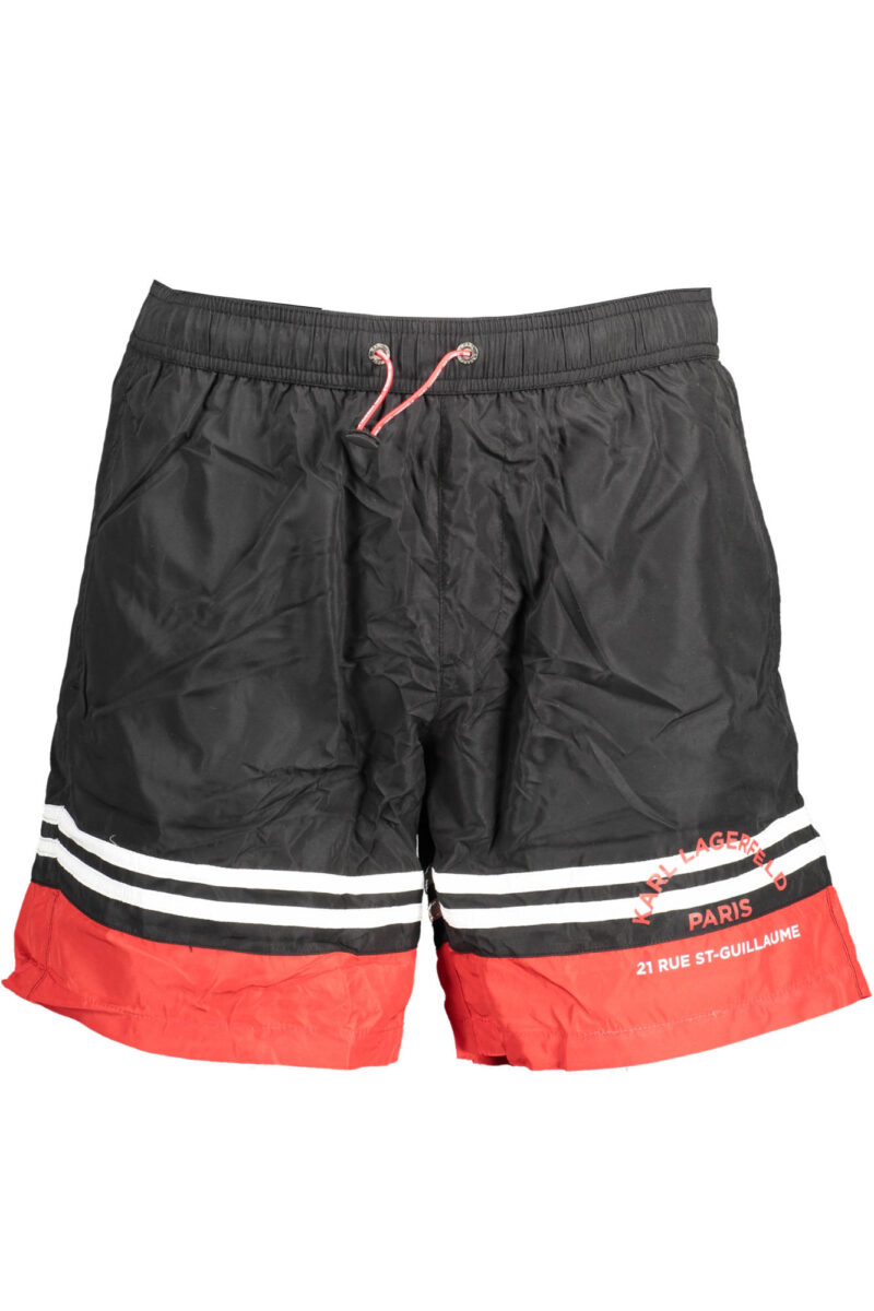KARL LAGERFELD BEACHWEAR PÁNSKÉ ČERNÉ PLAVKY