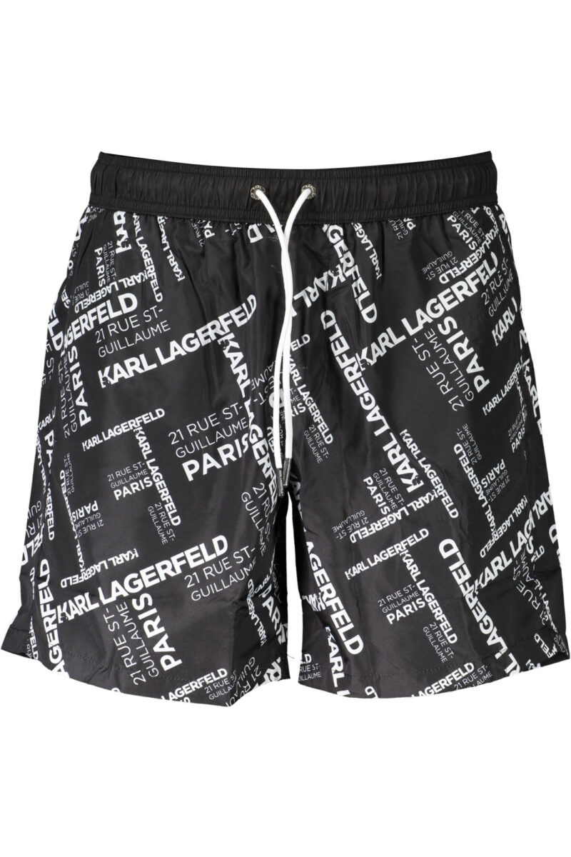 Karl Lagerfeld Herren Badehose Schwarz