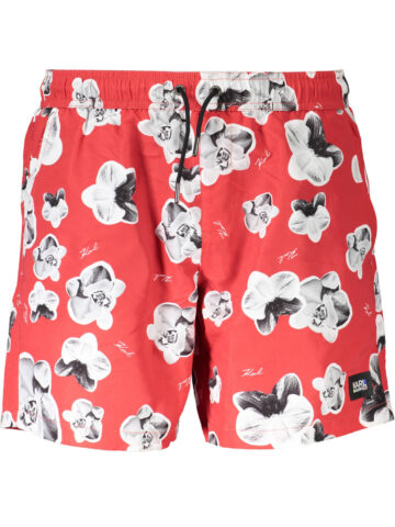 KARL LAGERFELD BEACHWEAR PÁNSKÉ ČERVENÉ PLAVKY