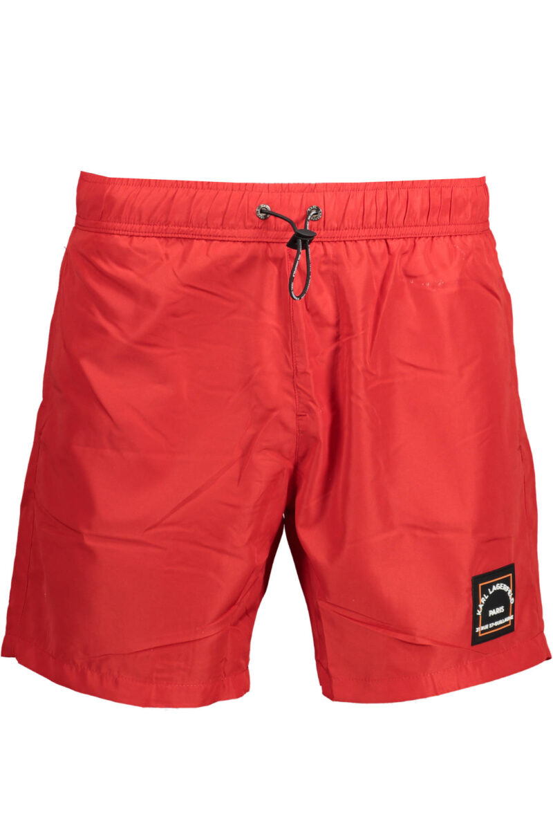 KARL LAGERFELD BEACHWEAR Herren Badeshorts rot