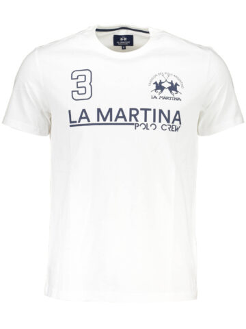 LA MARTINA Herren T-Shirt Weiß