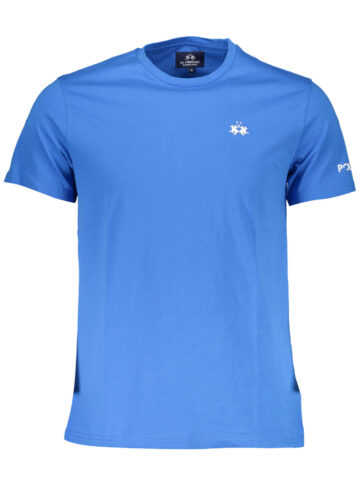 La Martina Herren T-Shirt Kurzarm Blau