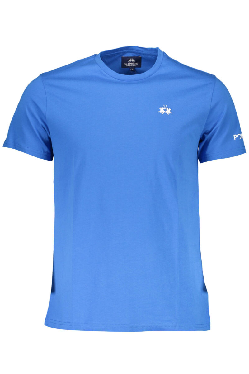La Martina Herren T-Shirt Kurzarm Blau