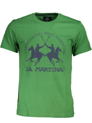 LA MARTINA T-Shirt Kurzarm Grün Herren