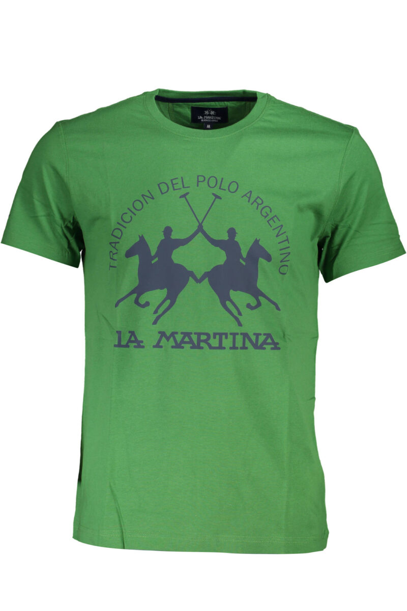 LA MARTINA T-Shirt Kurzarm Grün Herren