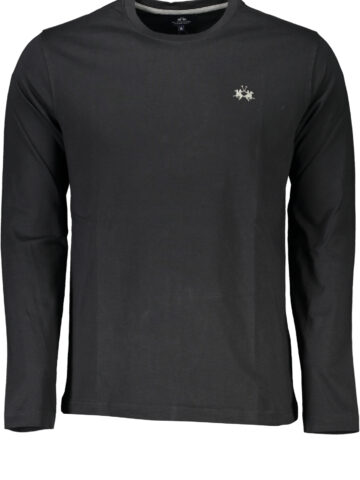 LA MARTINA Herren Langarmshirt Schwarz
