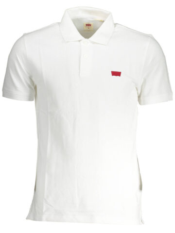LEVI'S BÍLÉ PÁNSKÉ POLO S KRÁTKÝM RUKÁVEM
