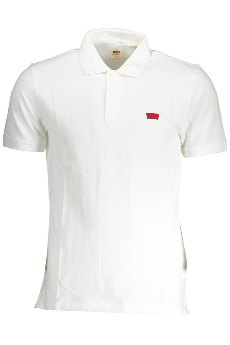 LEVI'S BÍLÉ PÁNSKÉ POLO S KRÁTKÝM RUKÁVEM