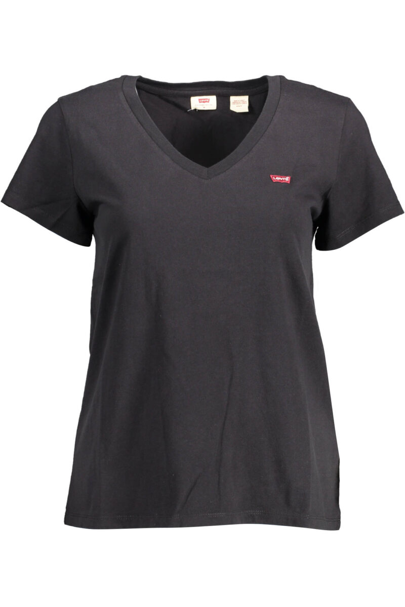 LEVI'S Damen T-Shirt Schwarz Kurzarm