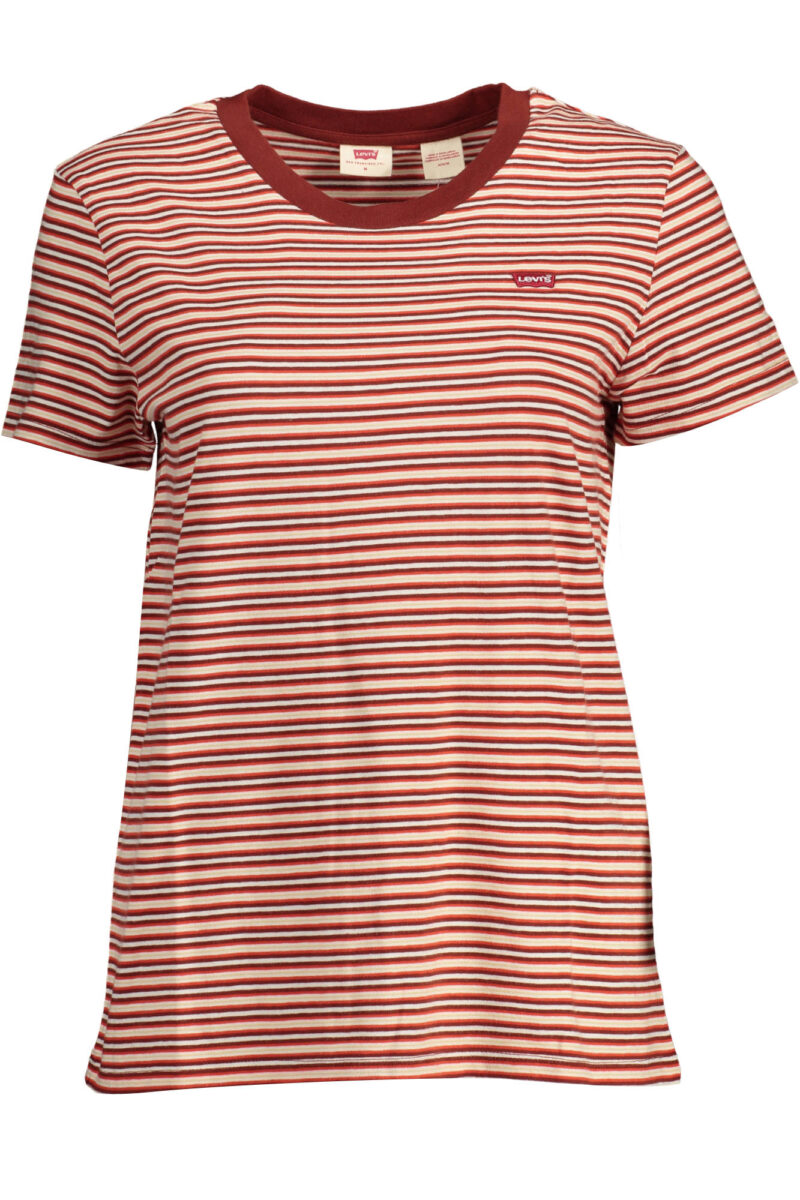 LEVI'S DAMEN T-SHIRT KURZARM ROT