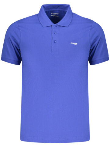 LOTTO blaues Herren-Poloshirt mit kurzem Arm