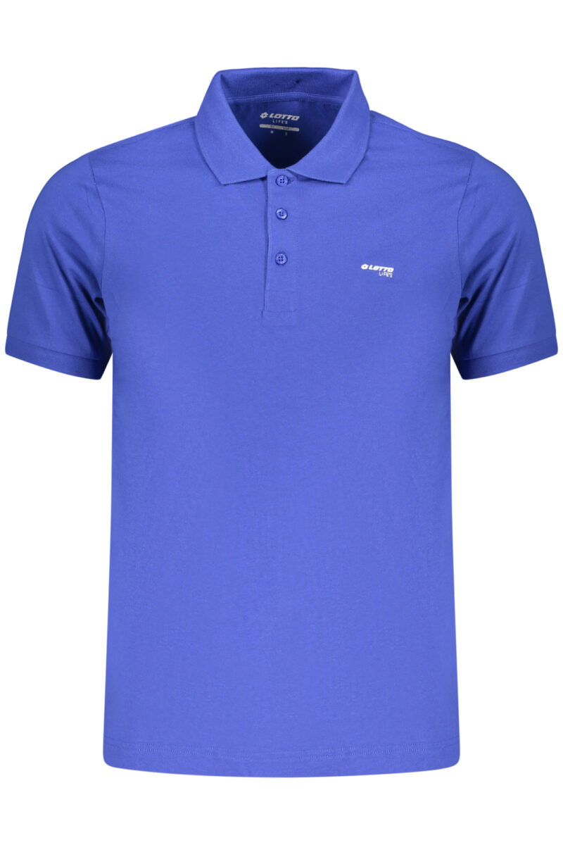 LOTTO blaues Herren-Poloshirt mit kurzem Arm