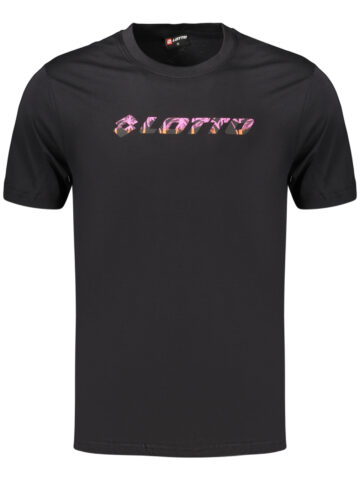 LOTTO Herren-T-Shirt mit kurzem Arm in Schwarz