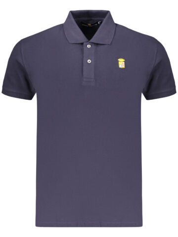 NAVY NAVY PÁNSKÉ MODRÉ POLO TRIČKO S KRÁTKÝM RUKÁVEM