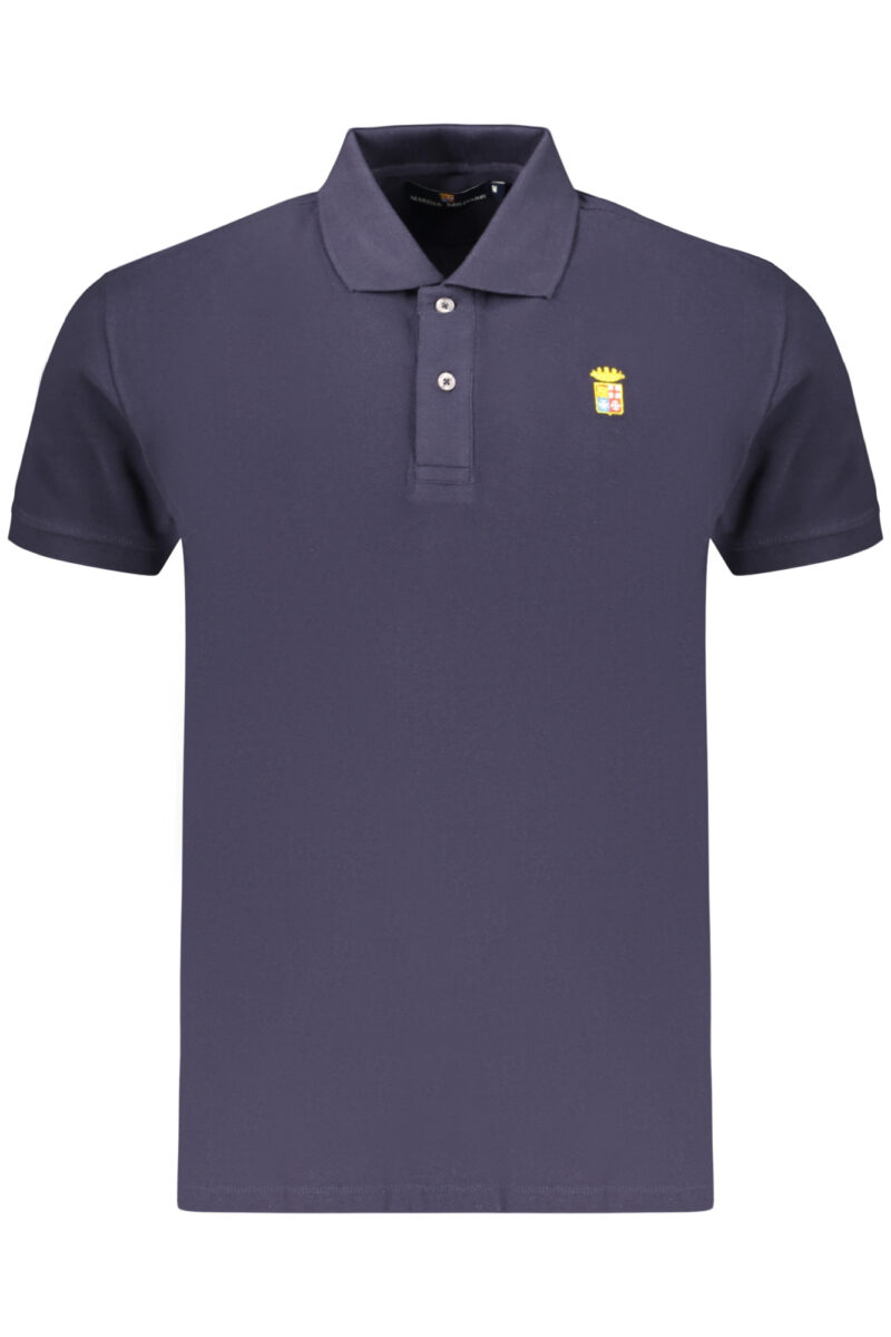 NAVY NAVY PÁNSKÉ MODRÉ POLO TRIČKO S KRÁTKÝM RUKÁVEM
