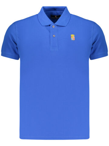 NAVY NAVY PÁNSKÉ MODRÉ POLO TRIČKO S KRÁTKÝM RUKÁVEM