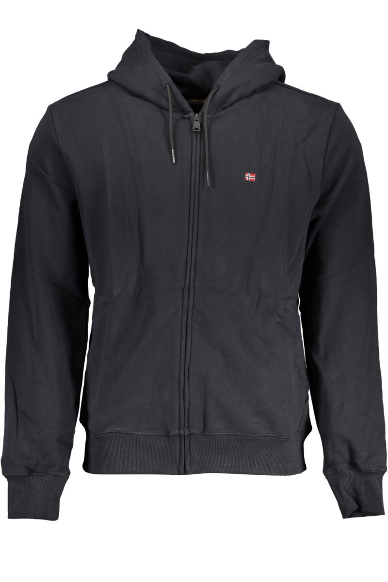NAPAPIJRI Herren Sweatshirt mit Reißverschluss Schwarz