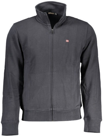 NAPAPIJRI Herren Sweatshirt mit Reißverschluss Schwarz