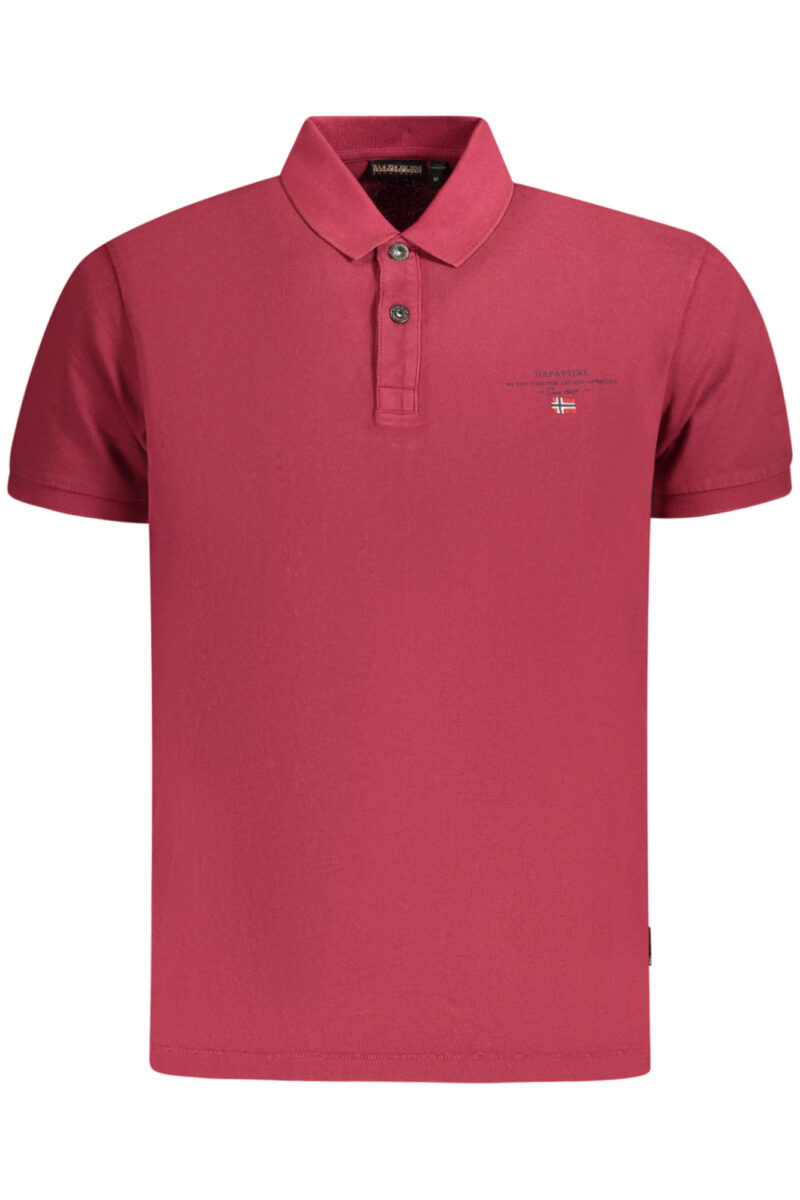 NAPAPIJRI Poloshirt Kurzarm Herren Rot