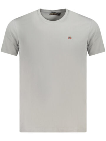 Napapijri Herren T-Shirt Kurzarm Grau