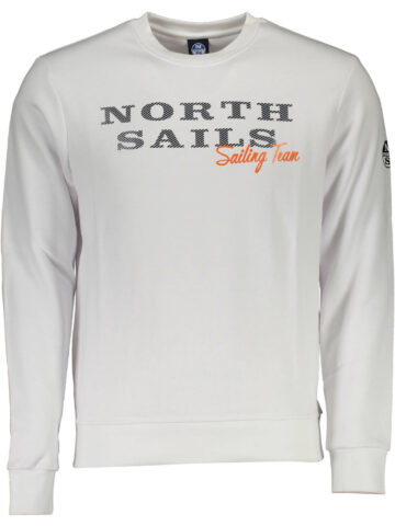 NORTH SAILS PÁNSKÁ MIKINA BEZ ZIPU BÍLÁ