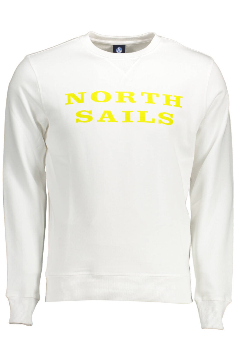 MIKINA NORTH SAILS BEZ ZIPU PÁNSKÁ BÍLÁ