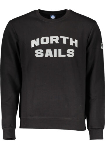 NORTH SAILS Herren Sweatshirt mit Reißverschluss schwarz